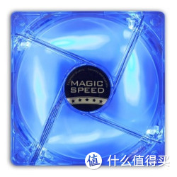 SAHARA 撒哈拉 M12B LED蓝光静音机箱风扇 （12CM透明）