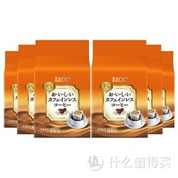 UCC 无糖浓郁低咖啡因 挂耳咖啡 56g*6袋