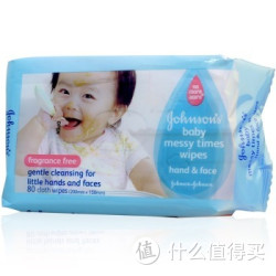 Johnson & Johnson 强生 婴儿口手湿巾（开心食刻）80片*3包*3提