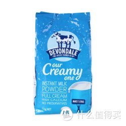 Devondale 德运 高钙全脂中老年学生成人奶粉1kg