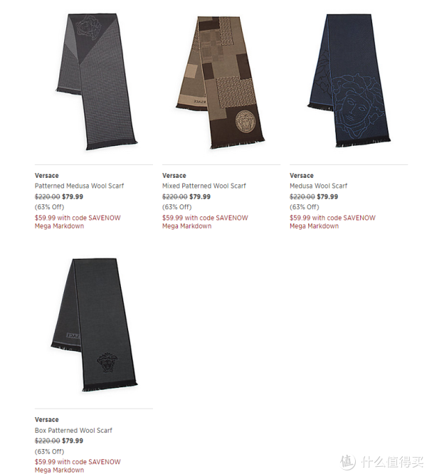 SAKS OFF 5TH VERSACE 围巾/丝巾