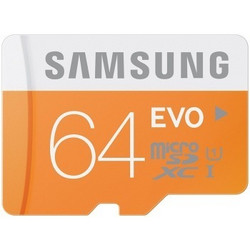 SAMSUNG 三星 EVO microSDXC存储卡（64GB、UHS-I）