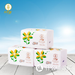 月丰收 原木浆纸巾三层抽取式498张3包/提