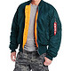 ALPHA INDUSTRIES  Men's MA-1 Bomber Flight Jacket飞行夹克