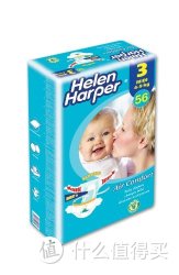 Helen Harper 海伦哈伯 舒适夜用 4-9KG纸尿裤M码 56片装（德国原装进口）