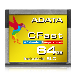 ADATA 威刚 ICFS332 工业级CF存储卡 64GB