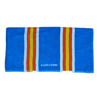 RALPH LAUREN Harbourview Stripe 沙滩毛巾 46.2*31.8*6cm 宝蓝色/黄白红