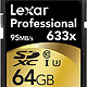 Lexar 雷克沙 Professional 633x 64GB SD存储卡（U3）