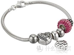 Amazon Collection Love and Family 水晶纯银手链