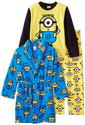 Despicable Me Minion Trouble Pajama Set 男童睡衣浴袍套装