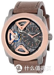 FOSSIL ME1122 Mechanical Twist Leather Watch 男款机械表