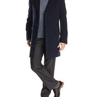TOMMY HILFIGER Bryce 男款单排扣羊毛大衣