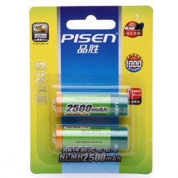 PISEN 品胜 AA型 镍氢充电电池 2500mAh（5号*8节）