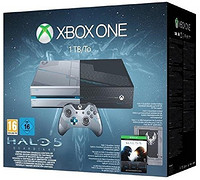 新低价：Microsoft 微软 Xbox One 1TB 《光环5:守护者》限定版 主机套装 