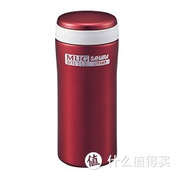 TIGER 虎牌 MMK-035C(RT) 标准型不锈钢真空杯 亮红色 350ml