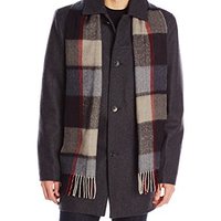 VINCE CAMUTO 男士中长款羊毛大衣