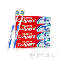 Colgate 高露洁 三重功效牙膏 140g*4+牙刷*2支