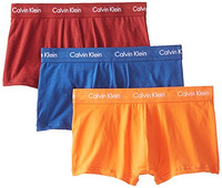 Calvin Klein 3-Pack Cotton-Stretch Low-Rise Boxer Briefs 男士平角内裤