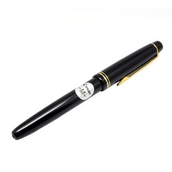 Pilot 百乐 FP-78G-M-B 22K包金笔尖钢笔 M咀(黑色)+CONVERTER-50 旋转上墨器