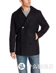 Nautica 诺帝卡 男士双排扣羊毛混纺外套
