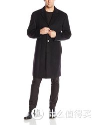Calvin Klein Plaza Solid 男士羊毛长款大衣