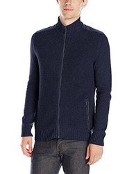 Kenneth Cole Full-Zip Mock-Neck Sweater  男款毛衣