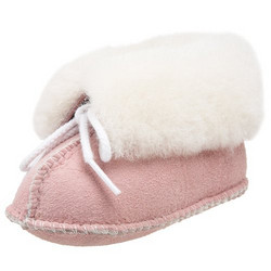 Minnetonka 迷你唐卡 Kids Genuine Sheepskin 婴幼儿短靴