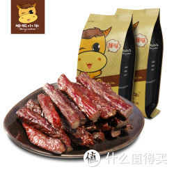 哈昵小牛 内蒙古原特产 风干牛肉干258g*4件