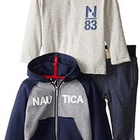 NAUTICA 诺帝卡 Y/D Mini Stripe French Terry 男童三件套