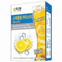 韩国进口 teazen 气泡冰红茶柠檬柚子味 13g*14