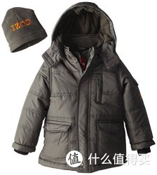IZOD Textured Snorkel Coat with Fleece Lining 小男童防寒服