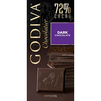 GODIVA 歌帝梵  72% CACAO 黑巧克力*5板