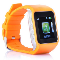 AIMC 爱玛科 W350 智能蓝牙手机手表手环 智能穿戴式手表 活力橙