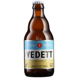 VEDETT EXTRA WHITE 白熊 啤酒 330mL/瓶 比利时进口 包装随机 3瓶
