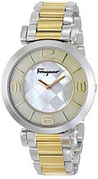 Salvatore Ferragamo FG3060014 Gancino Two-Tone Watch with Link Bracelet 女士腕表