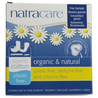 凑单品：奈卡(Natracare) 天然棉卫生巾便携装两片盒装