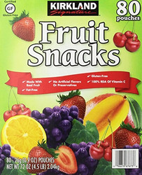 KIRKLAND Signature Fruit Snacks Pouches 水果糖 80粒