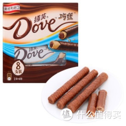 Dove 德芙 巧丝轻柔夹心威化巧克力 90g*8支*2件
