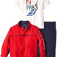 NAUTICA 诺帝卡 Shell Jacket Outerwear 小童三件套 