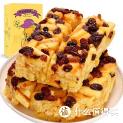 良品铺子 非油炸沙琪玛 法式烤芙条提子味270g*2袋
