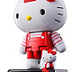 BANDAI 万代  超合金 Hello Kitty 条纹 HSC-86204