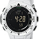 CASIO 卡西欧 Men's PRG-300-7CR Pro Trek Triple Sensor Tough Solar Digital Display Quartz White Watch