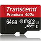 Transcend 创见 Premium 400x TF存储卡 64GB（UHS-I、C10）