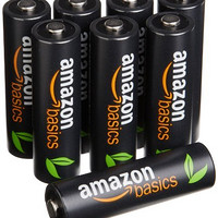 Amazon Basics 亚马逊倍思 AA 5号镍氢充电电池（8节、2400mAh）