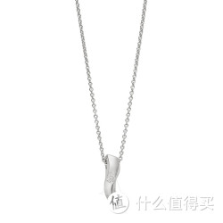FOSSIL 925银镶锆石项链