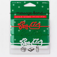 传达心意的橡皮筋：midori 推出 message band系列新品