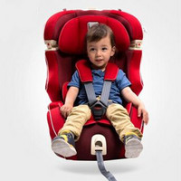 Kiwy原装进口儿童汽车安全座椅 无敌浩克SLF123 9个月-12岁宝宝车载座椅 Q-FIX接口 至尊红