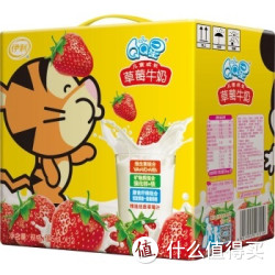 伊利 QQ星儿童成长牛奶 草莓味 195ml*12盒
