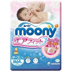 moony 尤妮佳 纸尿裤 M64片