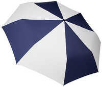 totes Blue Line Golf-Size 海军蓝/白色 一键开合雨伞